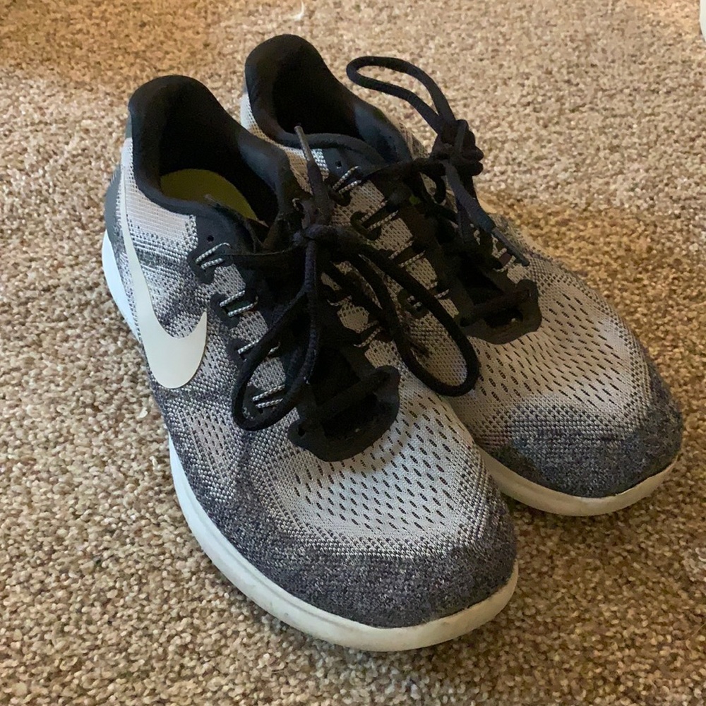 Grey Nike Running Shoes